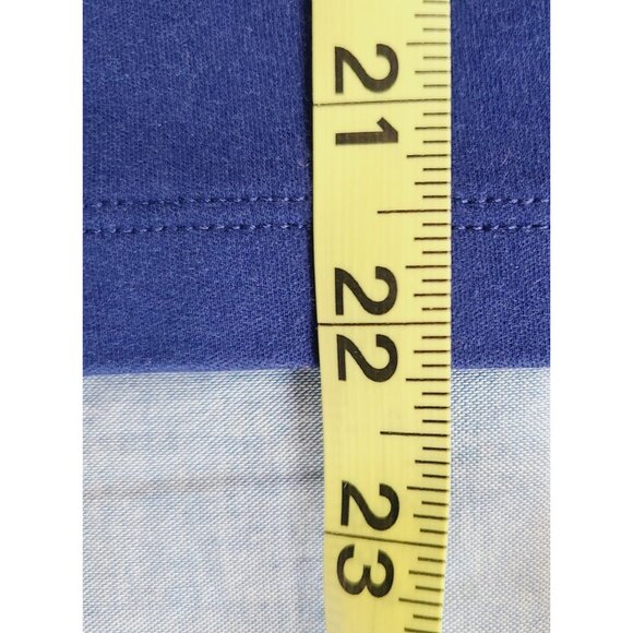 L.L.Bean Womens XS Long-Sleeve Cotten Crewneck Blue Shirt - Picture 7 of 7